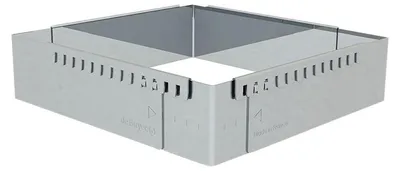 Produktbild von de Buyer 3013.21, Kuchenform, Rechteckig, Edelstahl, Edelstahl, 115 mm, 215 mm