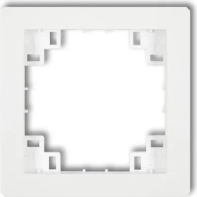 Zdjęcie produktu dla Ramka 1-krotna posdednia biały DECO