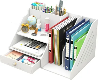 Productafbeelding van Desk organiser, 3 penhouders, 2 documenthouders A4, voor kantoor