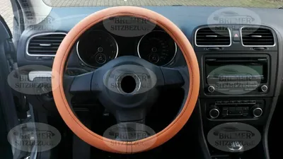 Produktbild von Lenkradbezug in Kunstleder (Orange)