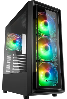 Produktbild von Sharkoon TK4 RGB, Tower-Gehäuse, (Gehärtetes Glas)
