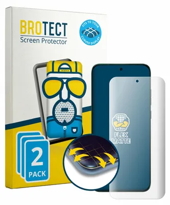 Produktbild von 2x BROTECT Fullscreen Schutzfolie für Motorola Edge 70 Plus Displayschutz Folie Fullcover Matt Entspiegelungsfolie