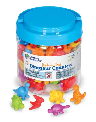 Image de Learning Resources Kit de comptage de dinosaures - Jouets éducatifs - 72 pièces