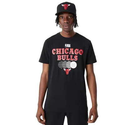 Zdjęcie produktu dla T-shirt męski T-shirt męski New Era NBA z grafiką drużyny Chicago Bulls biały - 2XL