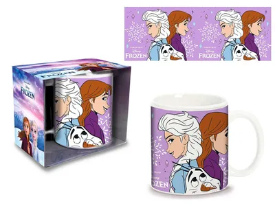 Produktbild von Frozen - Anna & Elsa Keramik Tasse 320 ml