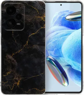 Produktbild von imoshion Design Hülle Xiaomi Redmi Note 12 Pro (5G) - Black Marble