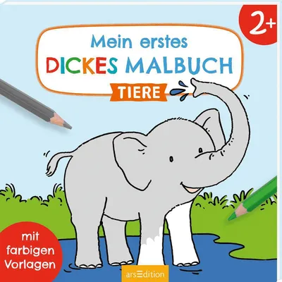 Immagine prodotto di Mein erstes dickes Malbuch ab 2 - Tiere