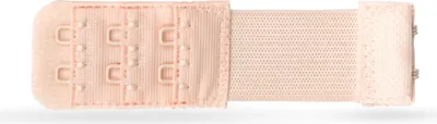 Immagine prodotto di Estensore per reggiseno, estensione flessibile per reggiseni - estensore elastico per reggiseno 2 ganci, occhielli - 9,5 cm x 2,5 cm ( beige ) - estensore per reggiseno