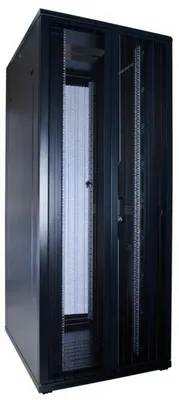 Imagen del producto de Armario para servidores DSIT 42 HE, 48,30 cm (19"), con puertas dobles perforadas en la parte frontal y trasera (ancho x profundidad x altura) 800 x 1000 x 2000 mm (DS8042DD)