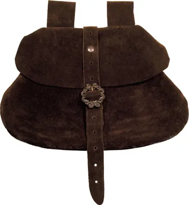 Produktbild von Leder Gürteltasche - Mittelalter LARP Reenactment Farbe: dunkelbraun