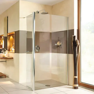Produktbild von Walk In Entra 90 x 90 cm Profilfarbe silber Klarglas