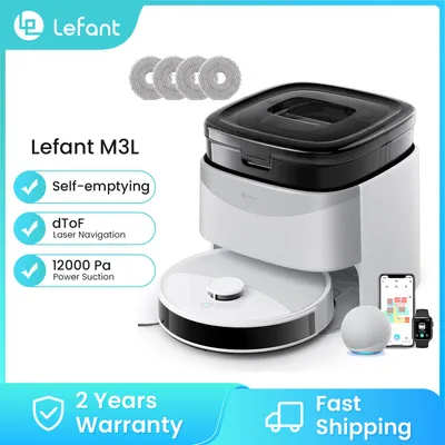 Produktbild von Lefant M3L Saugroboter mit Wischfunktion, automatische Reinigung
