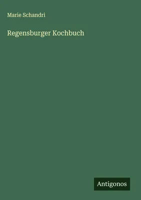 Produktbild von Regensburger Kochbuch
