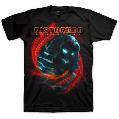 Immagine prodotto di Maglietta Disturbed DNA Swirl nera taglia S