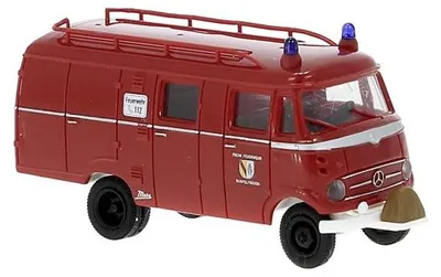 Produktbild von Brekina Mercedes LF319 LF8 der Feuerwehr Gundelfingen 36613