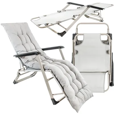 Produktbild von Zero-Gravity Strandliege KUSENO Grau