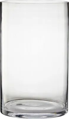 Produktbild von Dekoglas Vase ZYLINDER H. 20cm D. 18,5cm Glas klar rund Rudolph Keramik