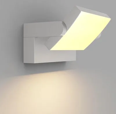 Image de Applique murale d'intérieur et d'extérieur, étanche, orientable, 1 500 lumens, lumière blanche chaude