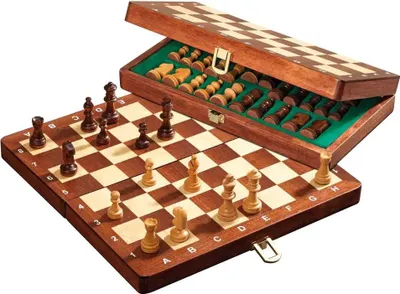 Produktbild von Philos De Luxe Reiseschach, Feldgröße 30 mm