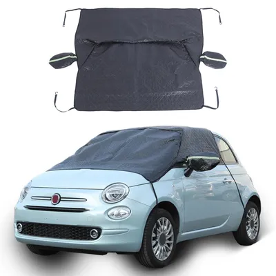 Immagine prodotto di Copertura per parabrezza per Fiat 500 dal 2010 al 2025 - Protezione antigelo