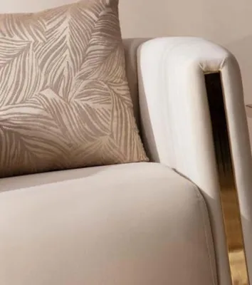Produktbild von Sessel Polster Sitzer Design Couch Sessel Relax Stoff Lounge Luxus Wohnzimmer