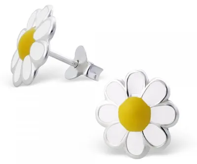 Produktbild von Kinder Ohrstecker Silber Ohrringe Blume