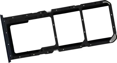 Produktbild von Ersatz Dual SIM-Kartenhalter für Realme 8 5G (RMX3241), Schwarz