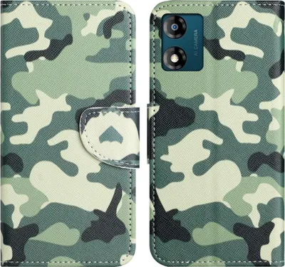 Produktbild von Motorola Moto E13 Hülle - Coverup Klapphülle - Camouflage