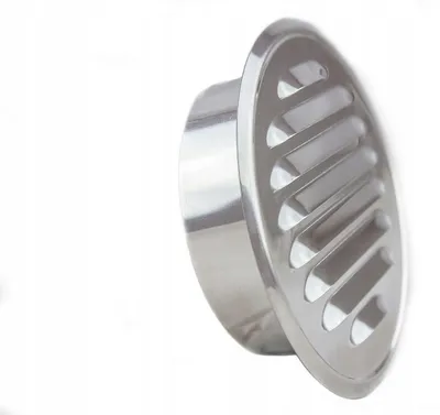 Obrázek produktu pro Mimet Nerezová kulatá ventilační mřížka 125 mm