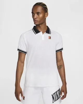 Zdjęcie produktu dla NIKE M NKCT HERITAGE POLO Biały/Czarny M