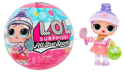 Obrázok produktu pre L.O.L. Surprise! All Star Sports Vault Tot Asst in PDQ, Malá bábika, Žena, 4 rok / roky, Viacfarebný