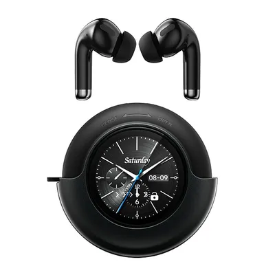 Produktbild von Kabellose Bluetooth-Ohrhörer,Bluetooth 5.3 Stereo-Sound mit LED-Anzeige, IPX7 wasserabweisende In-Ear-Kopfhörer für Sport, Training und Laufen,Schwarz