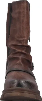 Produktbild von Rieker Damen Stiefelette Biker Boot mit Reißverschluss und Warmfutter 91471, Größe:39 EU, Farbe:Braun
