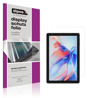 Image de 2x Film de protection d'écran pour Digma K10 Plus protecteur clair dipos