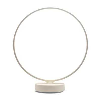 Productafbeelding van LIROMA® Daglichtlamp Ø 32 cm – 10.000 Lux – Lichttherapie Lamp – SAD Lamp – Bureaulamp – 3 Kleuren, Dimbaar – Timer – USB – Zonder UV