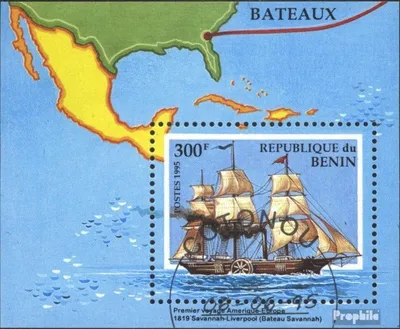 Produktbild von Briefmarken Benin 1995 Mi Block9 (kompl.Ausg.) gestempelt Schiffe