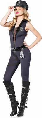 Produktbild von Polizistin Overall Polizei  Karneval Faschingskostüm Größe: M