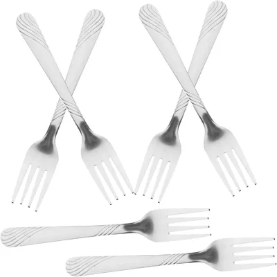 Produktbild von 8 Stück Edelstahl Steakgabeln für Küche und Restaurant, BPA-frei und robust
