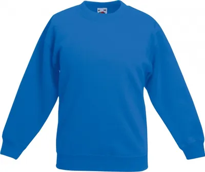 Produktbild von Fruit Of The Loom Kinder Pullover Premium 70/30 RW3304 (3/4 Jahre) (Royal Blau)