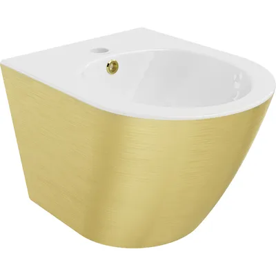 Obrázok produktu pre Mexen Lena závesný bidet, Biela/Zlatá čiarový vzor - 35224807