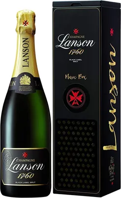 Produktbild von Lanson Black Label Brut - Champagner in Geschenkbox 750ml