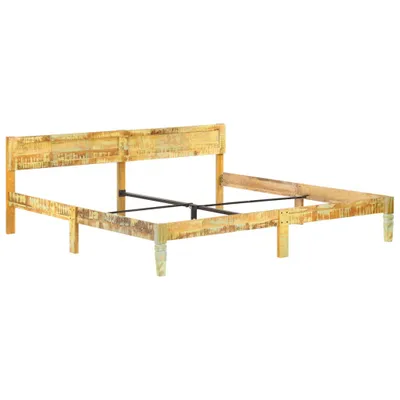 Immagine prodotto di Letto in legno massello vitaXL, legno di recupero, 200x200 cm