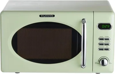 Produktbild von Wolkenstein Mikrowelle WMW720 SG - grün, Retro-Design, 700Watt, 20l, nostalgie