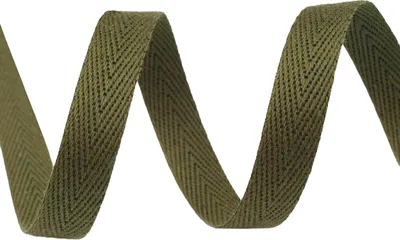 Produktbild von 50m Köperband 10mm breit Einfass- Nahtband Gurtband Baumwollband