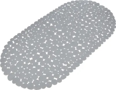 Produktbild von Badewannenmatte Duschmatte 36x69cm grau Badewanneneinlage Kinder Antirutschmatte
