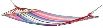 Produktbild von AS-S Hängematte 120x200 ROJO - BUNT gestreift aus Baumwolle