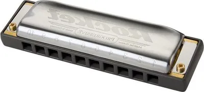 Obrázek produktu pro Harmonika s 20 převody, délka 20 cm, černá, kovová