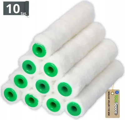 Imagen del producto de Rodillo de pintura de 11 cm, ideal para pinturas y barnices. Paquete de 10 unidades