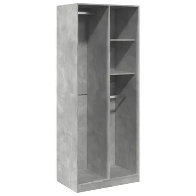 Obrázek produktu pro vidaXL Šatní skříň betonová šedá 80x50x200 cm materiál na bázi dřeva