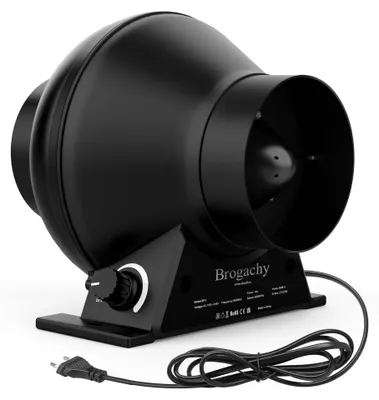Rohrventilator 100 mm, 357 m³/h, 18 W, regelbar